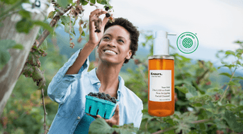 Licensed esthetician formulating a non stripping face cleanser