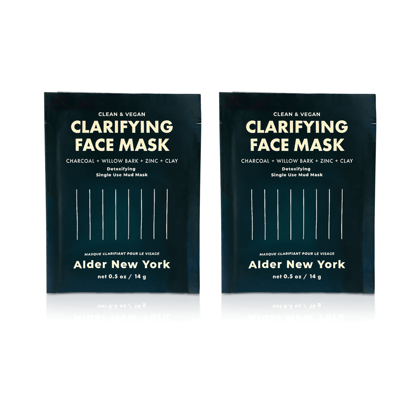 2-pack of alder new york clarifying face masks