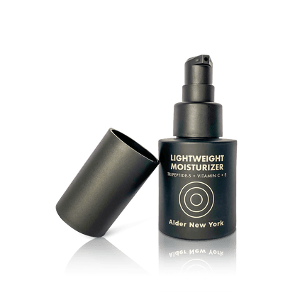 clean and vegan Alder new york lightweight moisturizer with the top off