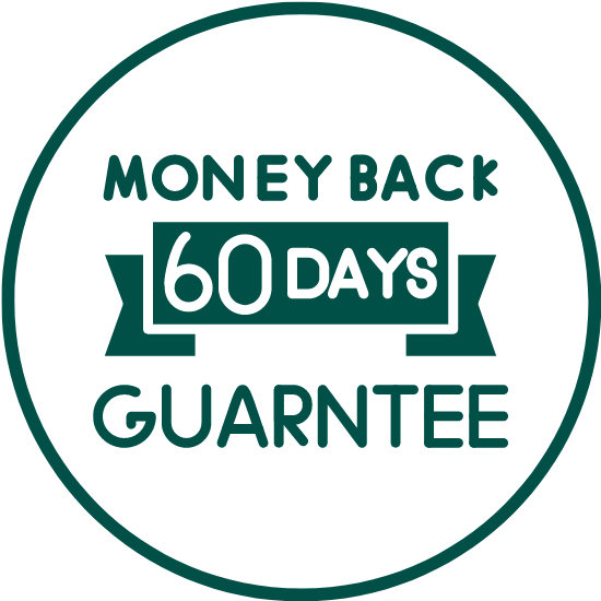 60 day money back guarantee badge