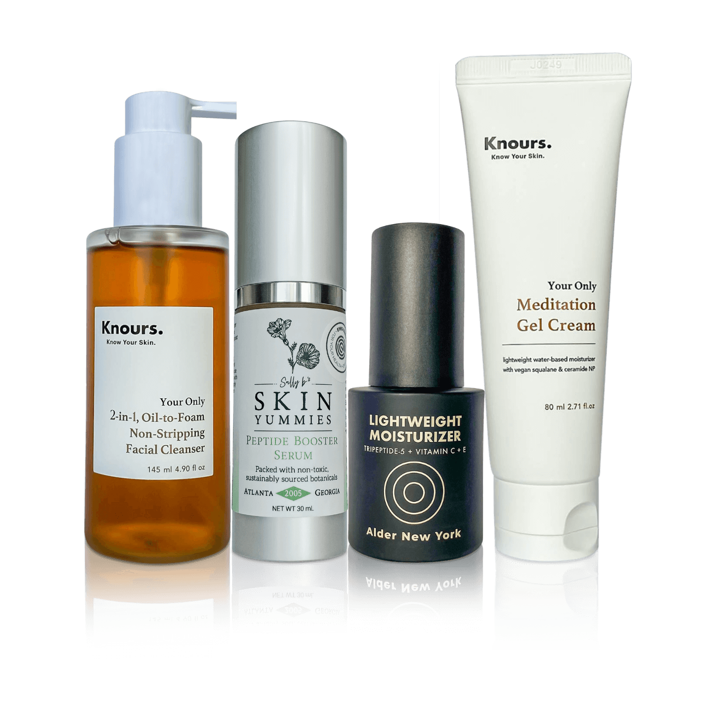 EWG verified clear skin flooding  bundle glow up starter kit four-step skincare routine